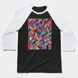 Multicolor digital art: an explosion of creativity. Baseball T-Shirt